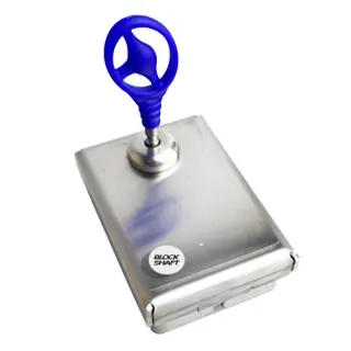 Blind OBD Block Shaft Blind OBD Block Shaft con chiave inserita nel dispositivo di protezione
