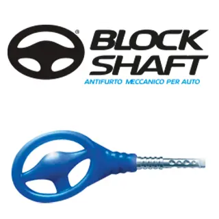 Block Shaft Classico Block Shaft Classico con chiave blu e logo del produttore
